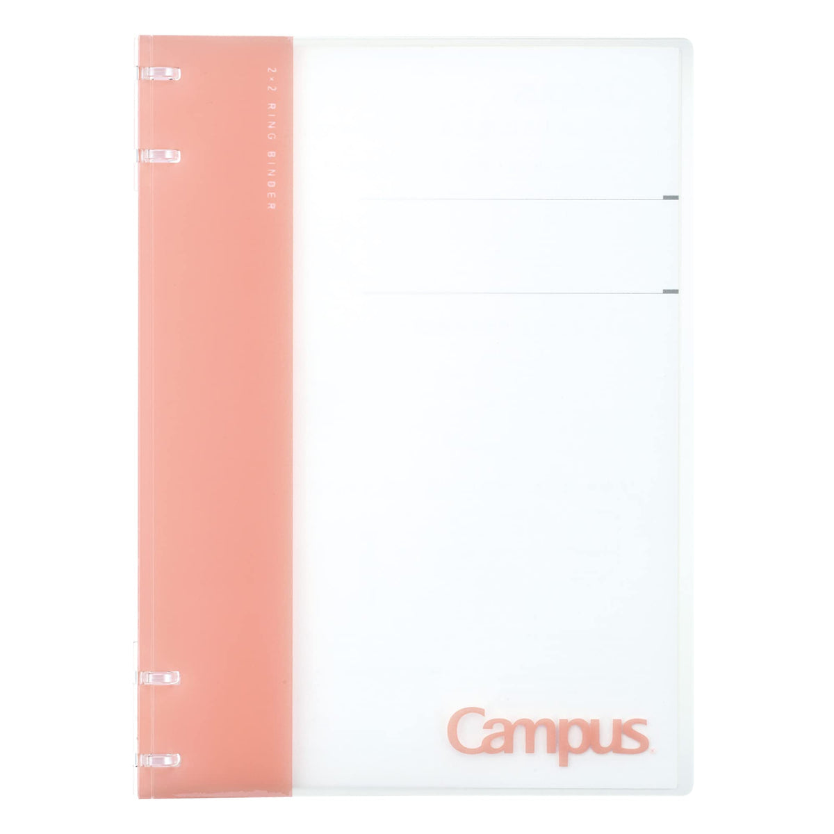KOKUYO Campus Notebook-Style Loose-Leaf Binder B5 26-Hole NP704, Slim Binder with Separate Top and Bottom Rings and Up to 40 Sheets, 264 x 195 x 14 mm, Light Blue, Navy, Pink, Grey or Yellow