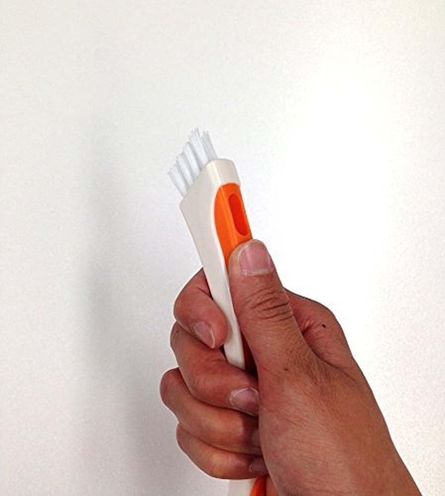 Ohe Laundry Wash Fit Shoe Brush, Slim Washing Brush with Soft-Grip Handle for Sneakers, 23 x 4 x 2.5 cm, 1 Brush, 2-Brush Set or 2 Sets
