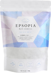 EPSOPIA Bath Salt 600 g, Magnesium Chloride Bath Salt Flakes with Measuring Spoon, Fragrance-Free, About 45 Baths, Safe for Reheating Baths