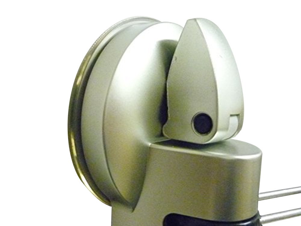 Asvel Three-Arm Stainless Dishcloth Hanger — Suction Mount