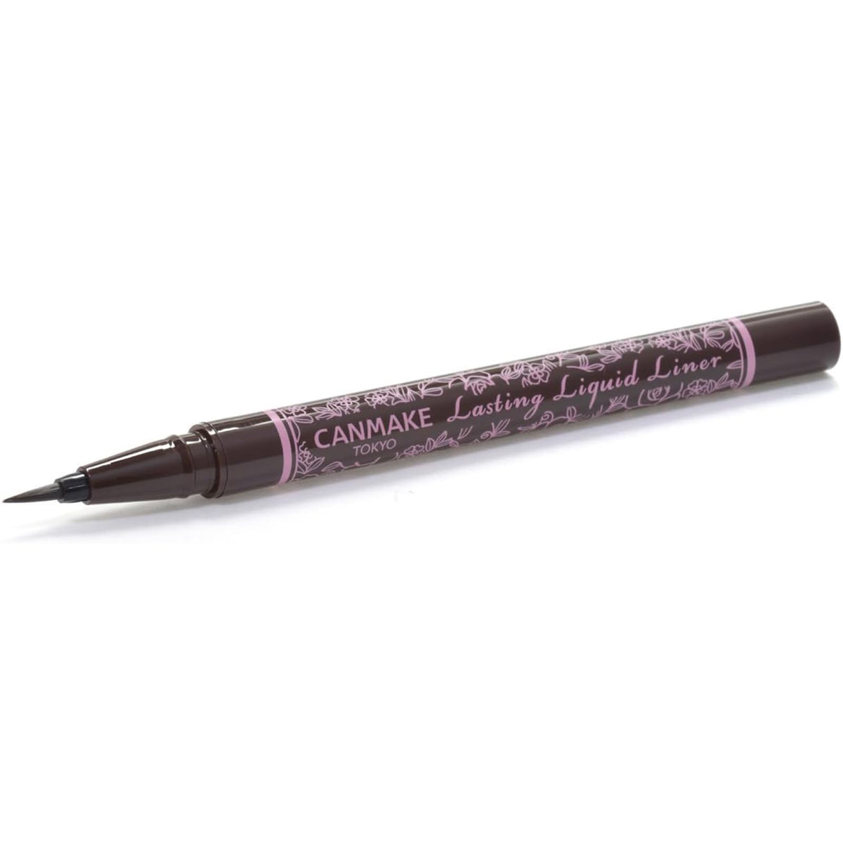 Canmake Lasting Liquid Liner, 0.1 mm Ultra-Fine Quick-Drying Liquid Eyeliner that Resists Water, Sweat, Tears and Sebum and Washes Off with Warm Water