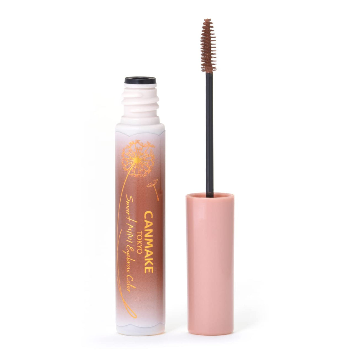 Canmake Smart Mini Eyebrow Color, Waterproof Brow Mascara with a Mini Brush that Washes Off with Warm Water, 4.9 g