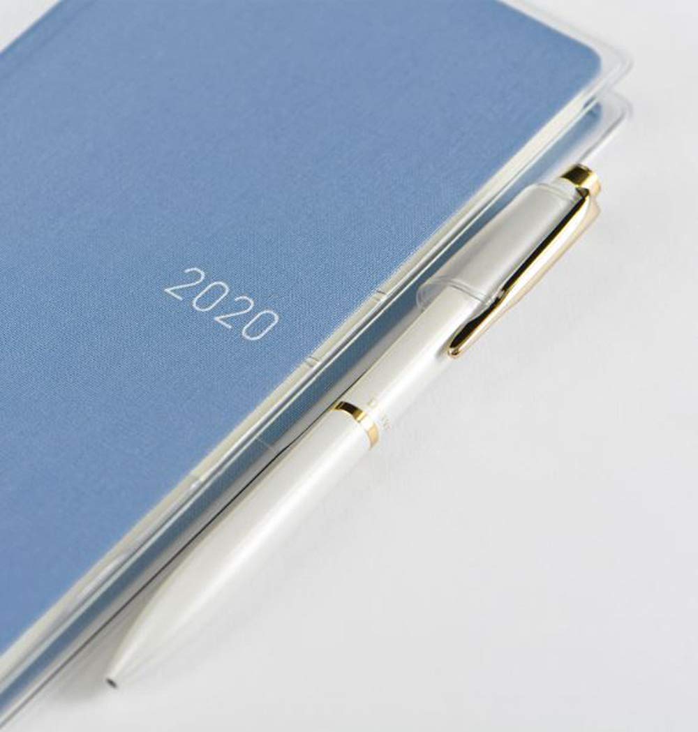 Hobonichi Clear Cover for Weeks Size Planner, PVC Cover with Pockets, 19.5 x 10.2 cm, Planner Accessory