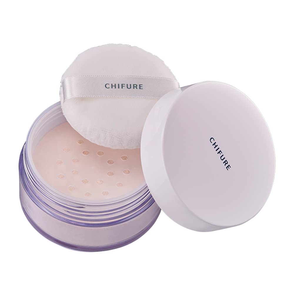 Chifure Loose Face Powder with Puff, Fragrance-Free Translucent Setting Powder, 20 g