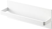 Yamazaki Tower Magnetic Kitchen Towel Hanger, Steel Bar with Two Detachable Hooks for Steel Surfaces, 16.5 x 4 x 6 cm, White or Black