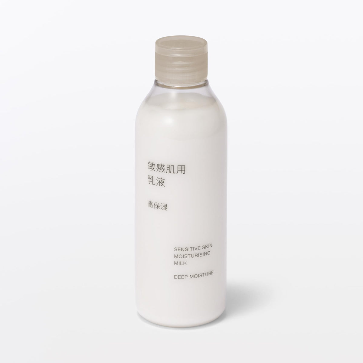 MUJI Sensitive Skin Moisturising Milk, Deep Moisture Emulsion with Ceramide NP and Hyaluronate, 200 mL