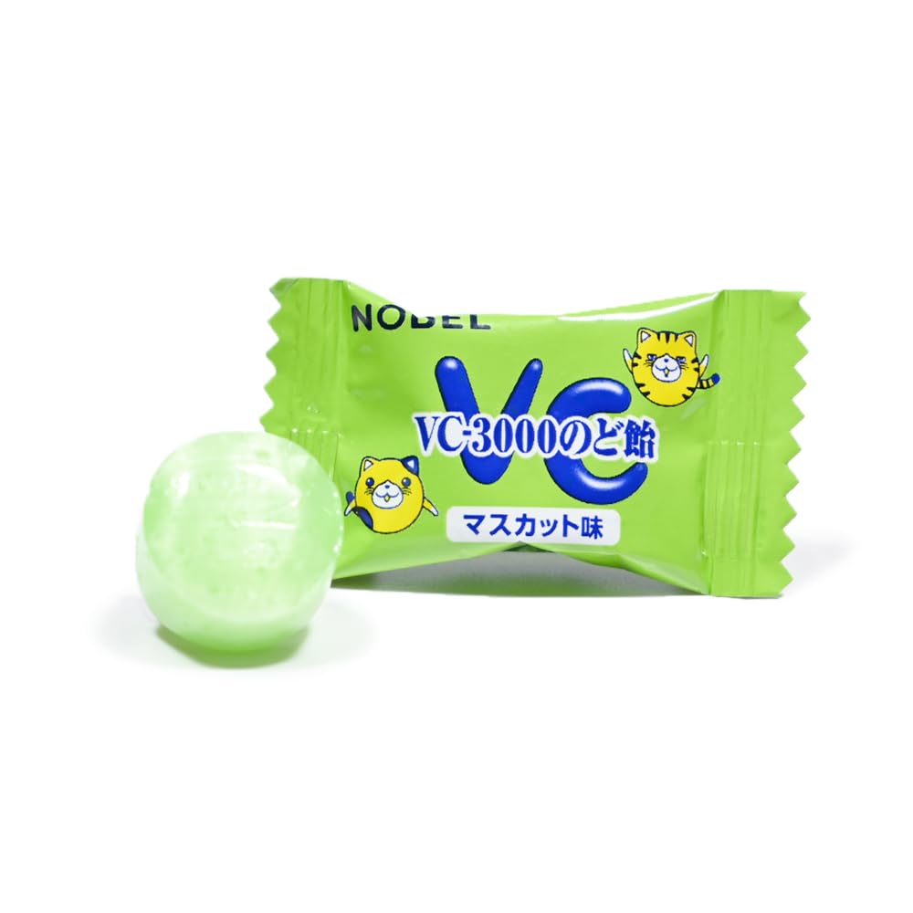 Nobel VC-3000 Throat Candy, Muscat Flavor, 90 g x 6 Bags