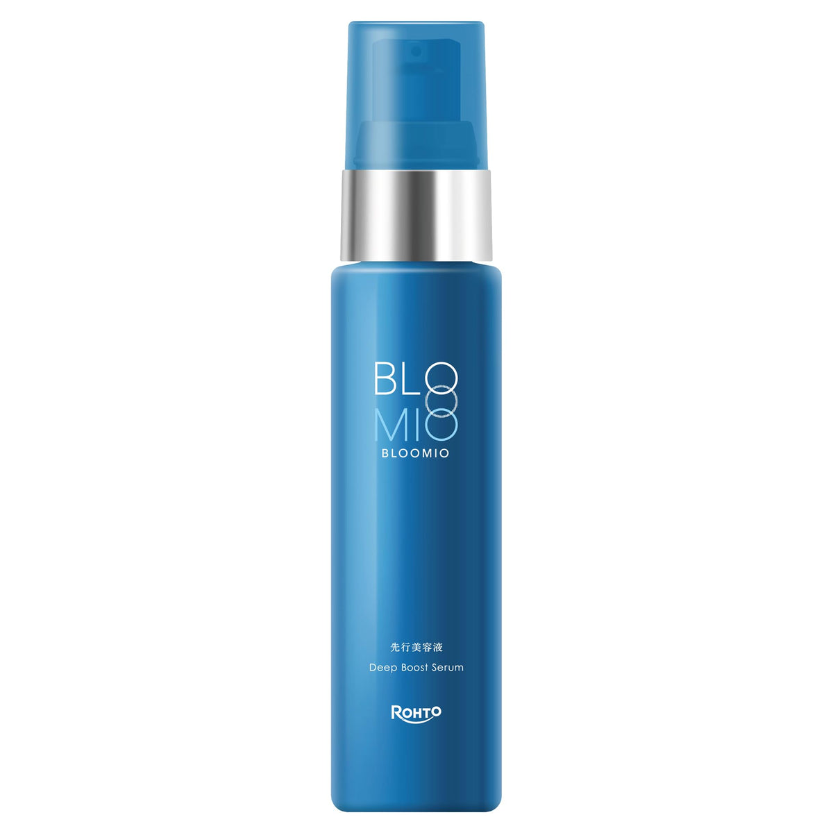 BLOOMIO Deep Boost Serum, Pre-Serum Essence with Blue Ceramide for Dry Skin, Calming Fleur Scent, 50 g Pump Bottle