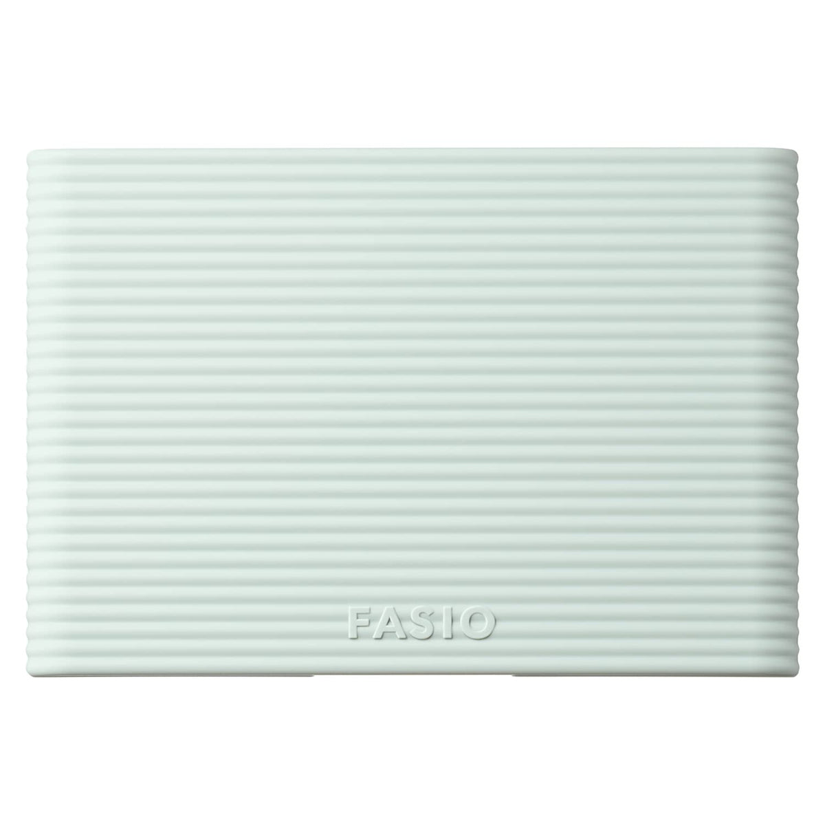 Fasio Powder Foundation Case, Mint Green Ribbed Compact Case for Fasio Powder Foundation Refills, Model DXXY