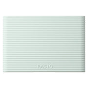 Fasio Powder Foundation Case, Mint Green Ribbed Compact Case for Fasio Powder Foundation Refills, Model DXXY