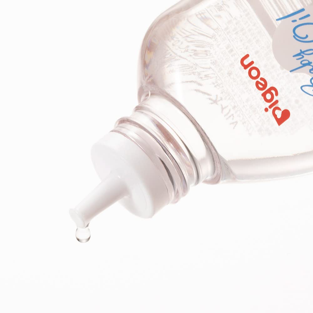 Baby Clear Oil with Ceramide NP and Sunflower Seed Oil, Paraben-Free and Alcohol-Free Moisturizing Baby Oil, 80 mL