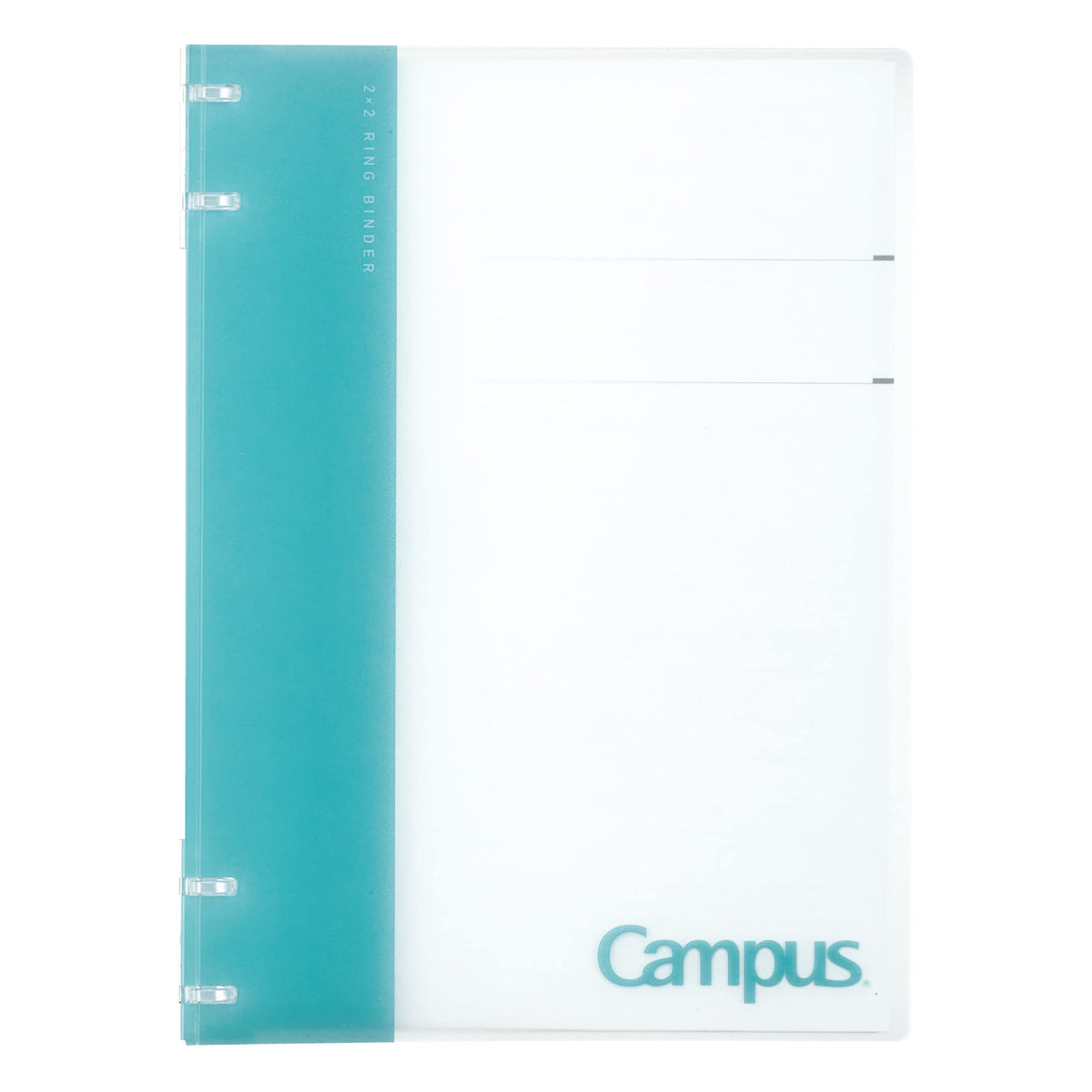 KOKUYO Campus Notebook-Style Loose-Leaf Binder B5 26-Hole NP704, Slim Binder with Separate Top and Bottom Rings and Up to 40 Sheets, 264 x 195 x 14 mm, Light Blue, Navy, Pink, Grey or Yellow