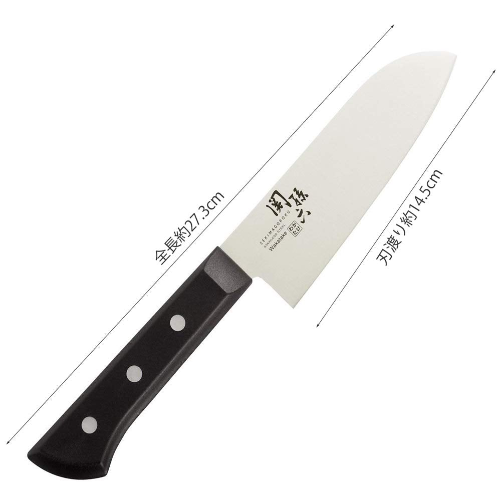 KAI Seki Magoroku Wakatake Small Santoku — 145 mm