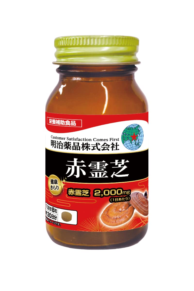 Meiji Yakuhin Kenko Kirari Red Reishi 2,000 mg, 240 Tablets