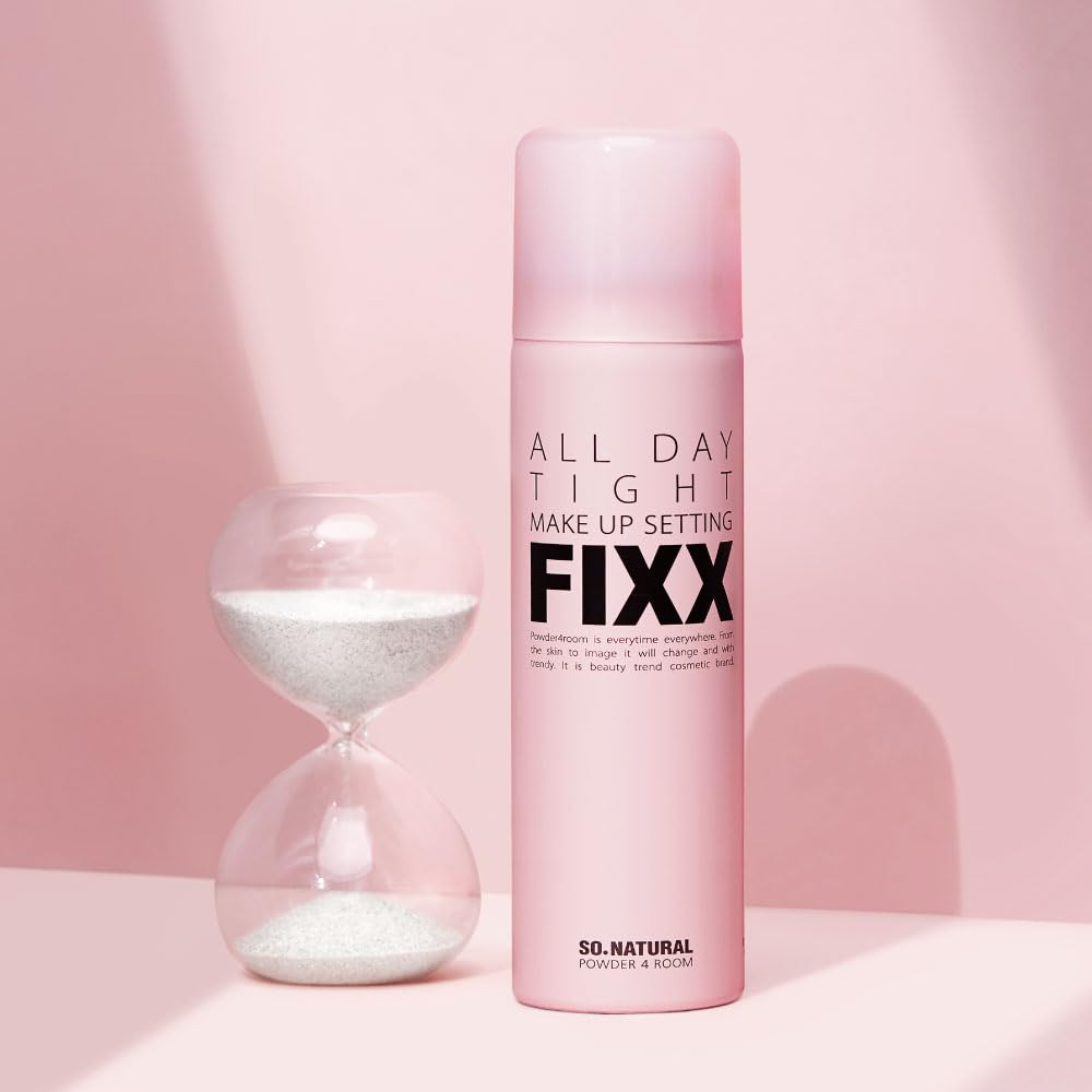 SO NATURAL Fine‑Mist Spray — Ultra‑Fine Film Locks All‑Day Makeup