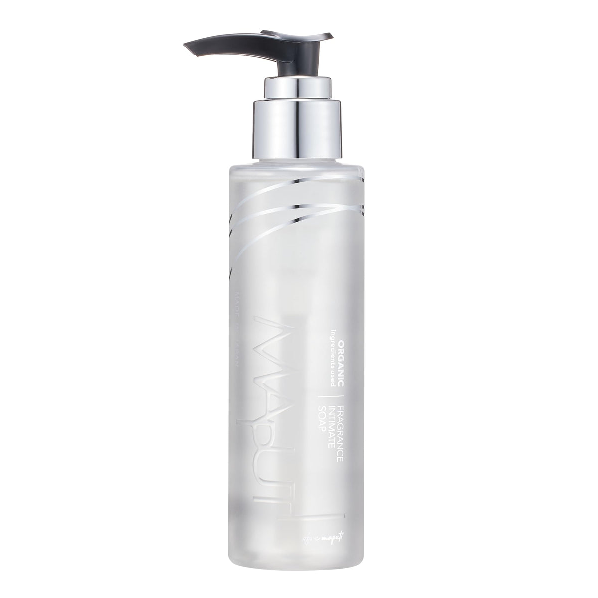 Organic Fragrance Intimate Soap, Gentle Body Soap for the Delicate Zone with Silk, Persimmon, Tea Leaf and Nigella Extracts, Fermented Ingredients and Amino Acids, 120 mL Pump Bottle