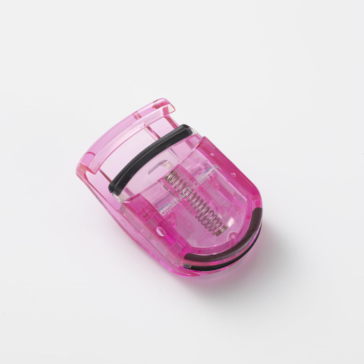 KAI Q.E.C Compact Eyelash Curler KQ097, Pink Pocket Lash Curler with Antibacterial Body and a Spare Silicone Pad