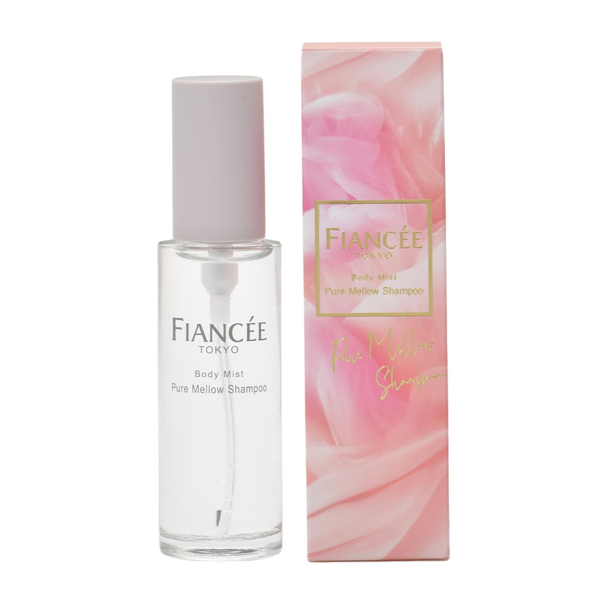 Fiancee Body Mist Eau de Cologne, 50 mL Pump Spray Bottle in Eight Scents: Pure Shampoo, Baby Puff Puff, White Tea, White Musk, Muscat Parfait, UI Lilac, Shabon or Pure Mellow Shampoo