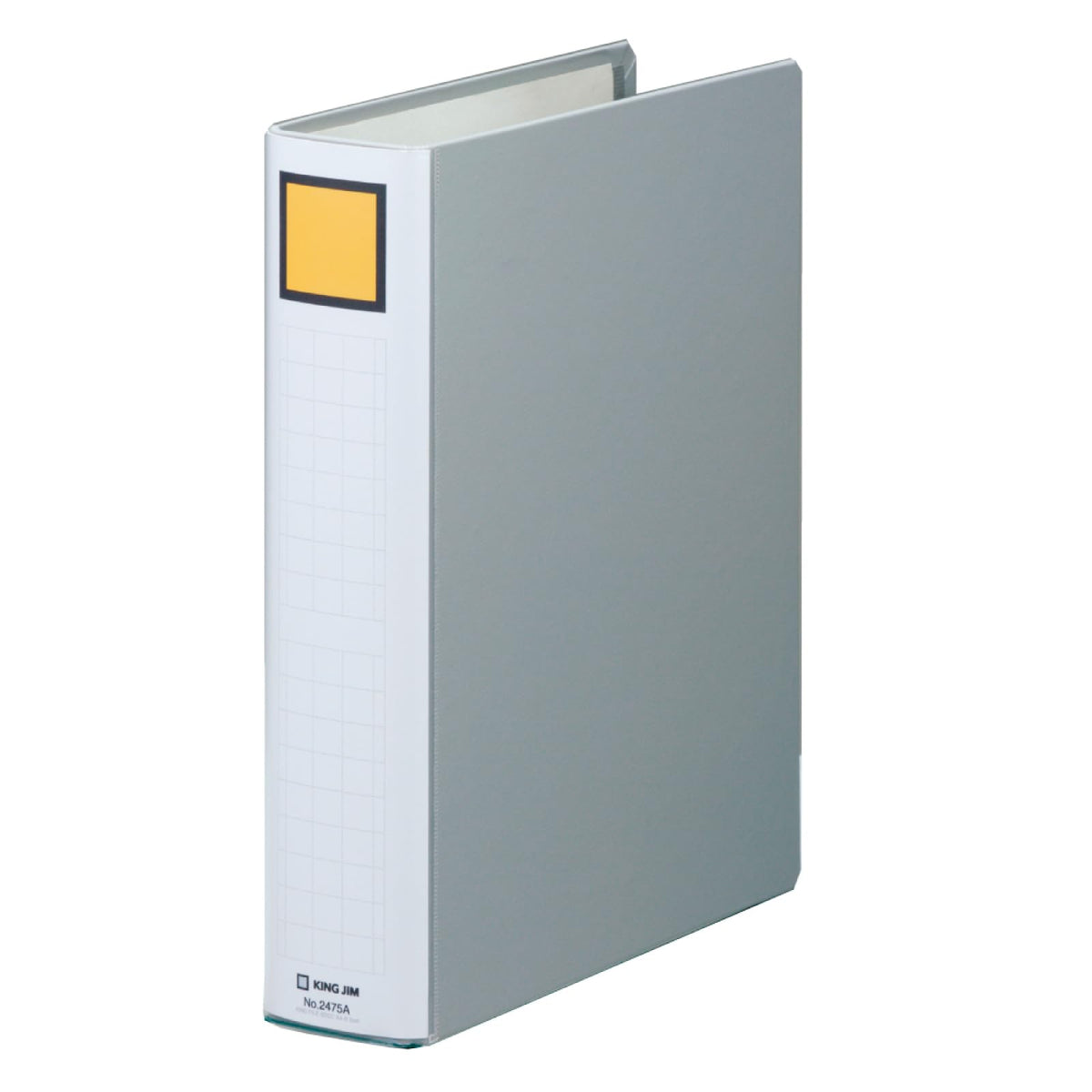 King Jim King File Super Dotch Easy A4 Portrait Two-Hole File, Olefin-Covered Lever Binder Opening Left or Right, 80 mm Hole Spacing, 200 to 1,000 Sheets, 307 x 243 mm, Blue or Grey