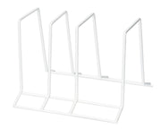 Pearl Metal Frying Pan Rack — Four Upright Dividers