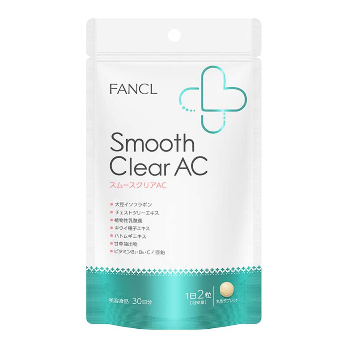 FANCL Smooth Clear AC — Ten-Component Beauty-Support Tablets