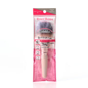 Rosy Rosa Powder Fan Brush PK, Fan-Shaped All-Powder Makeup Brush with Fine Tips and Soft Cover, Pink