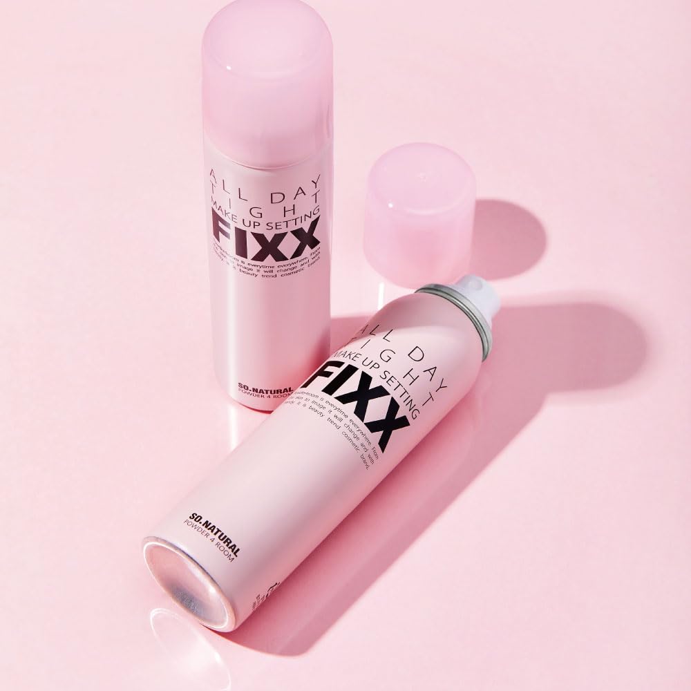 SO NATURAL Fine‑Mist Spray — Ultra‑Fine Film Locks All‑Day Makeup