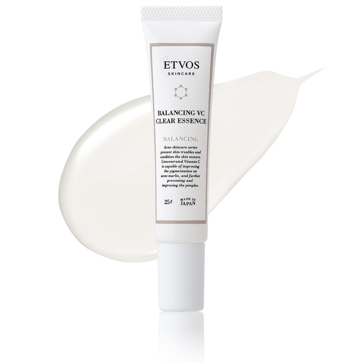 ETVOS Balancing VC Clear Essence, Oil-Free Clear Gel Serum with Azelaic Acid Derivative for Spot or Full-Face Use, 25 g
