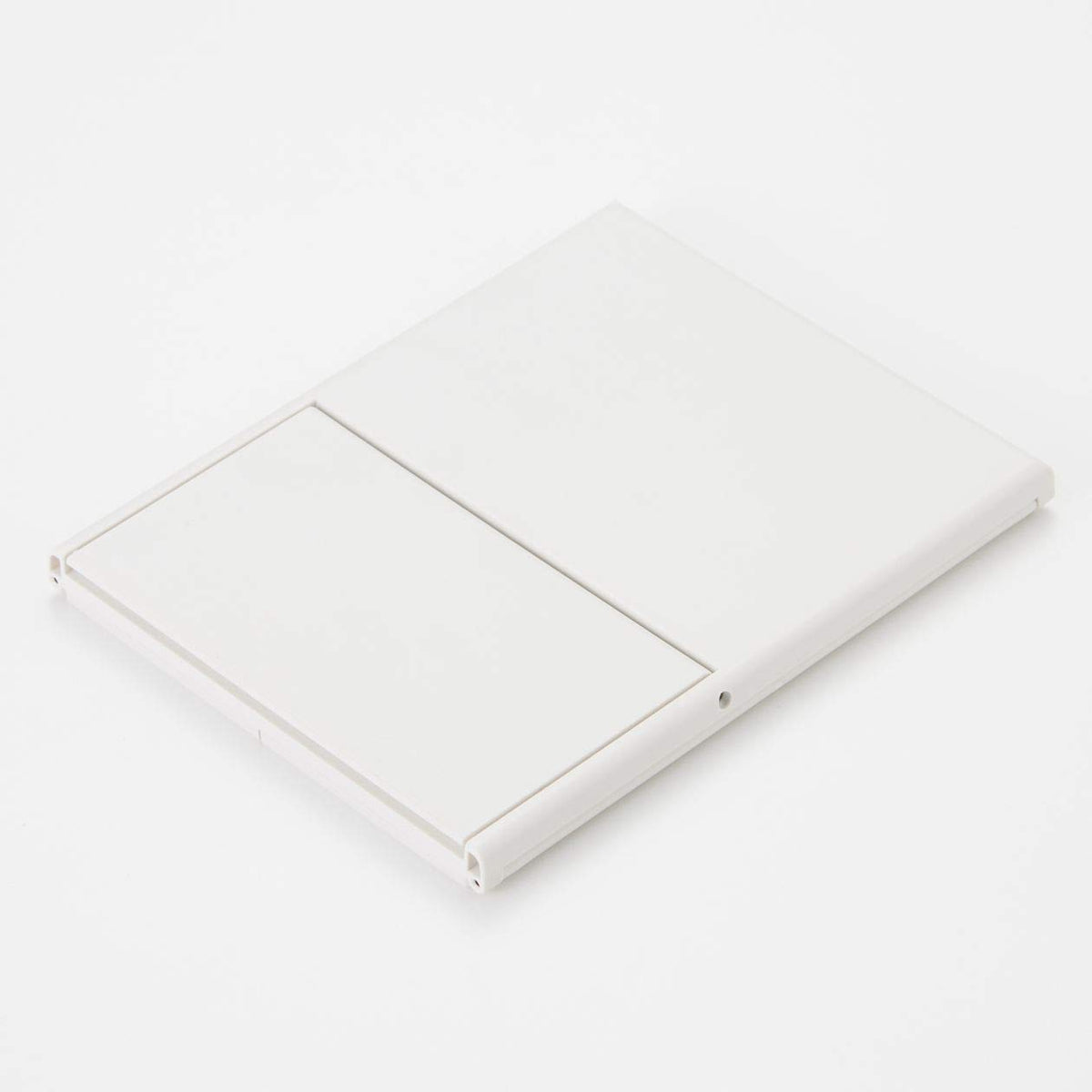 MUJI Polystyrene Folding Three-Panel Mirror, Compact Tabletop Makeup Mirror, 153 x 122 x 12 mm, Made in Japan