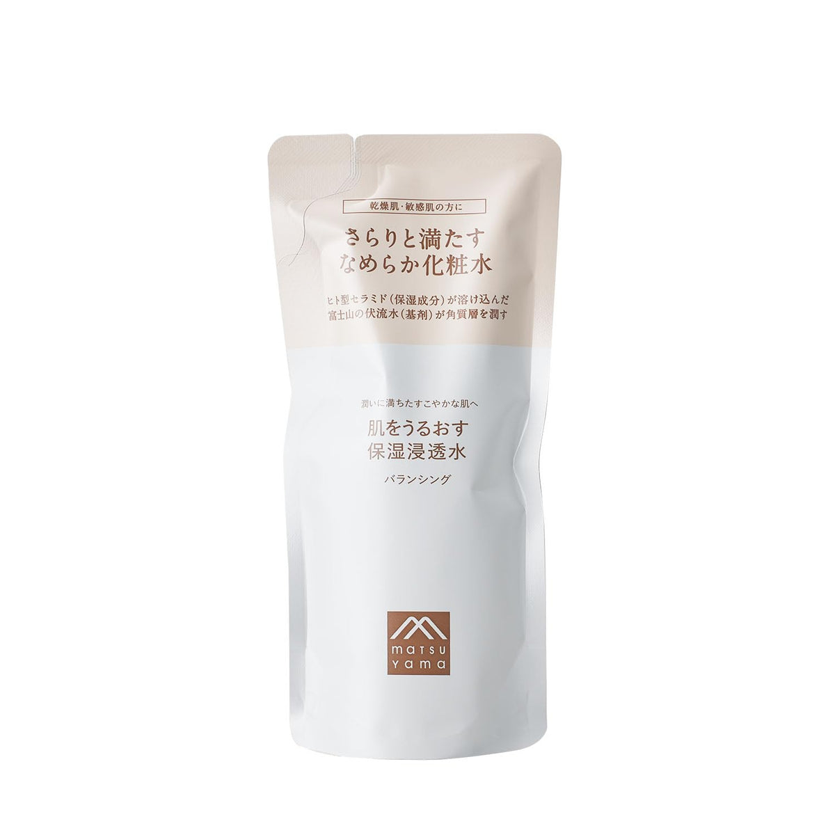 M-mark Moisturising Balancing Lotion Refill 110 mL, Smooth Toner with 5 Human-Type Ceramides, Ectoin and Niacinamide, Alcohol-, Paraben-, Fragrance- and Mineral-Oil-Free