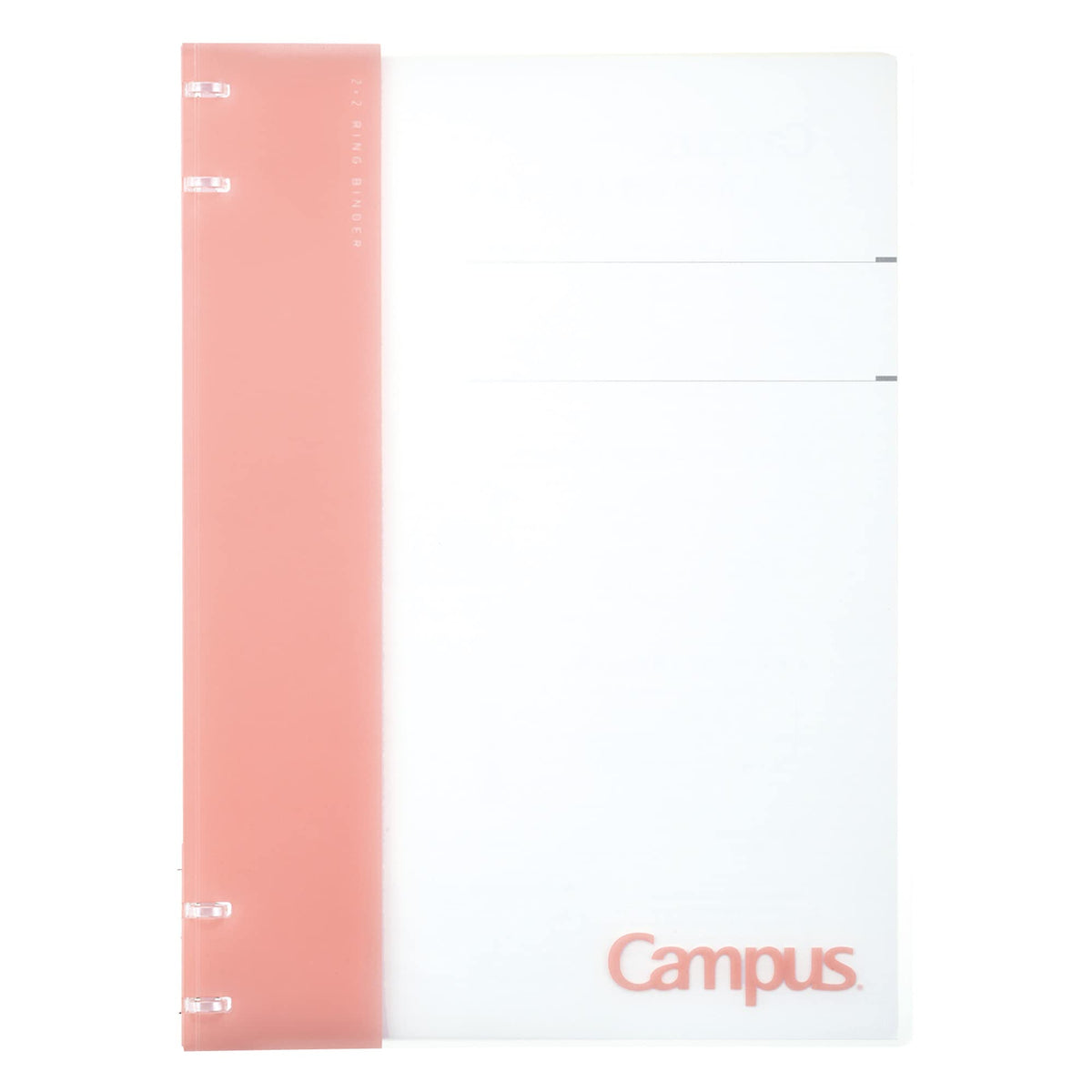 KOKUYO Campus Notebook-Style Loose-Leaf Binder A4 30-Hole NP174, Slim Binder with Separate Top and Bottom Rings and Up to 40 Sheets, 304 x 223 x 14 mm, Light Blue or Pink
