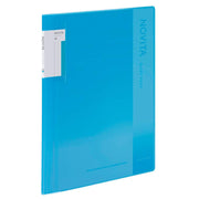 Kokuyo Novita Clear Book, Fixed Type A4-S with 40 Pockets for 500 Sheets, Spine Stretches 8 to 50 mm, 307 x 251 mm, Recycled PP Cover, Nine Colours