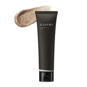 KANEBO Scrubbing Mud Wash 130 g, Moroccan Lava Clay and Scrub Face Wash with Three-Stage Texture Change, Fruity Floral Scent
