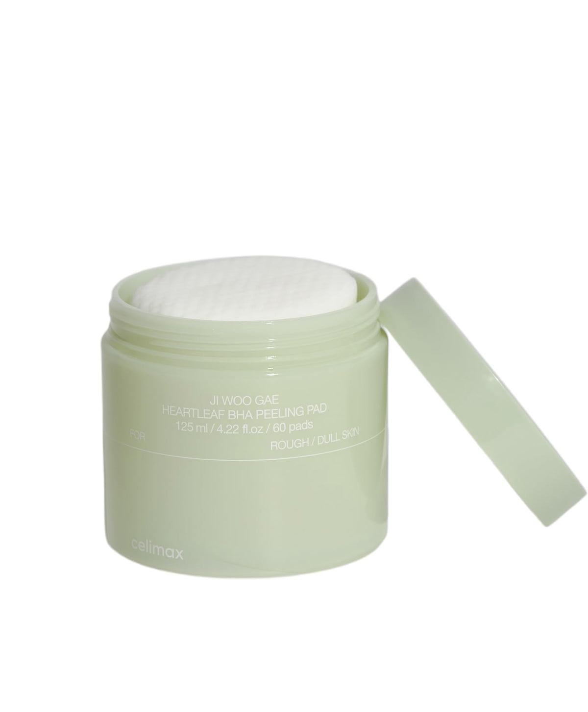 celimax Ji Woo Gae Heartleaf BHA Peeling Pad, Double-Sided Exfoliating Toner Pads with Salicylic Acid, 60 Pads