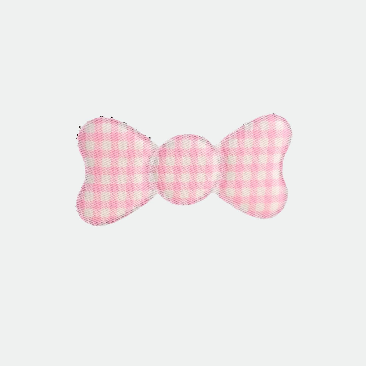 No-Crease Hair Clip for Bangs, Made in Japan, Dot, Check, Square Check and Stripe Ribbons and Flowers in Four Sizes