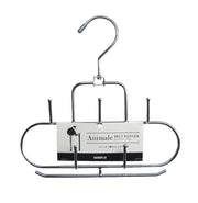 Sawafuji Animale Belt Hanger, Steel Closet Hanger for Belts and Small Items, 20.7 x 21 x 2.6 cm, 1 Pack or 2 Pack