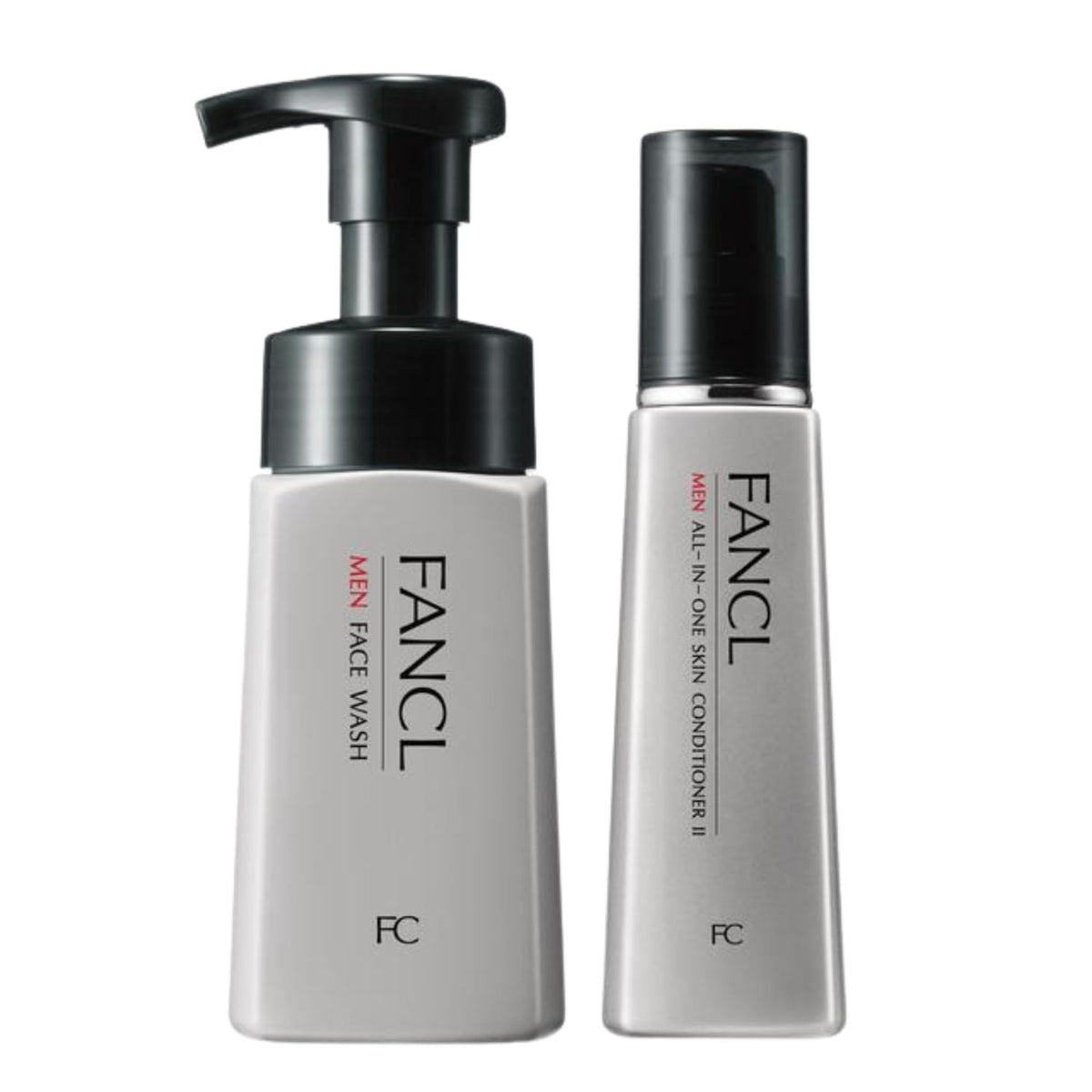 FANCL Men's Skincare Set — Ready-Foam+Rich-Conditioner Routine