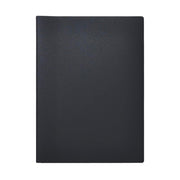 King Jim Receipt and Invoice Scan Holder 790, A4 Two-Fold PP File with Anti-Glare Scan Sheet and Pockets for A4 Papers, Business Cards and Receipts, 312 x 230 mm, Black, Beige or White