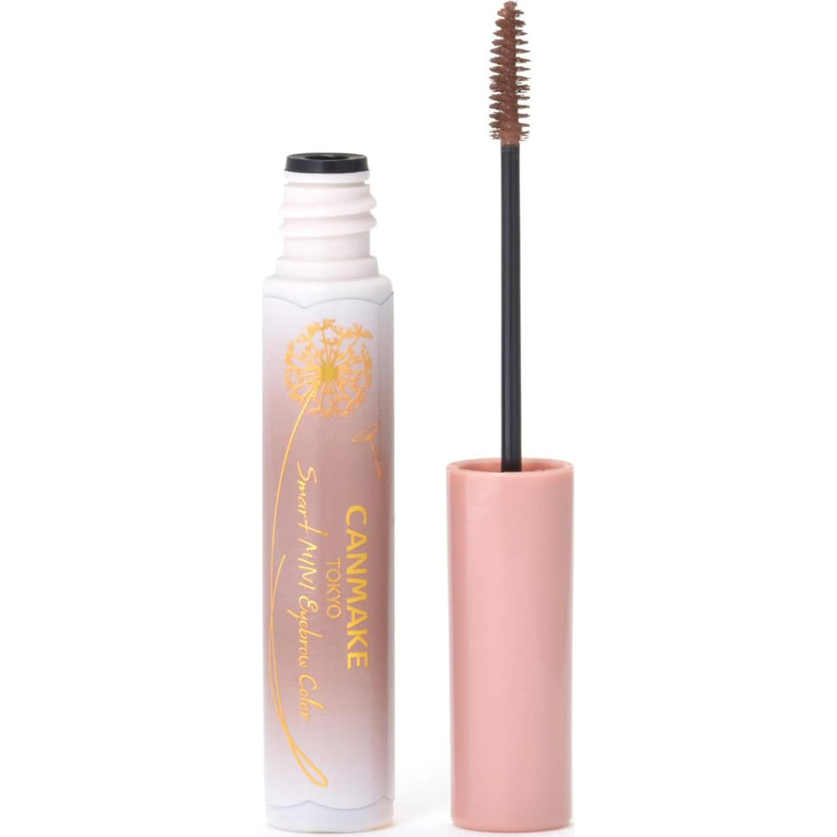 Canmake Smart Mini Eyebrow Color, Waterproof Brow Mascara with a Mini Brush that Washes Off with Warm Water, 4.9 g