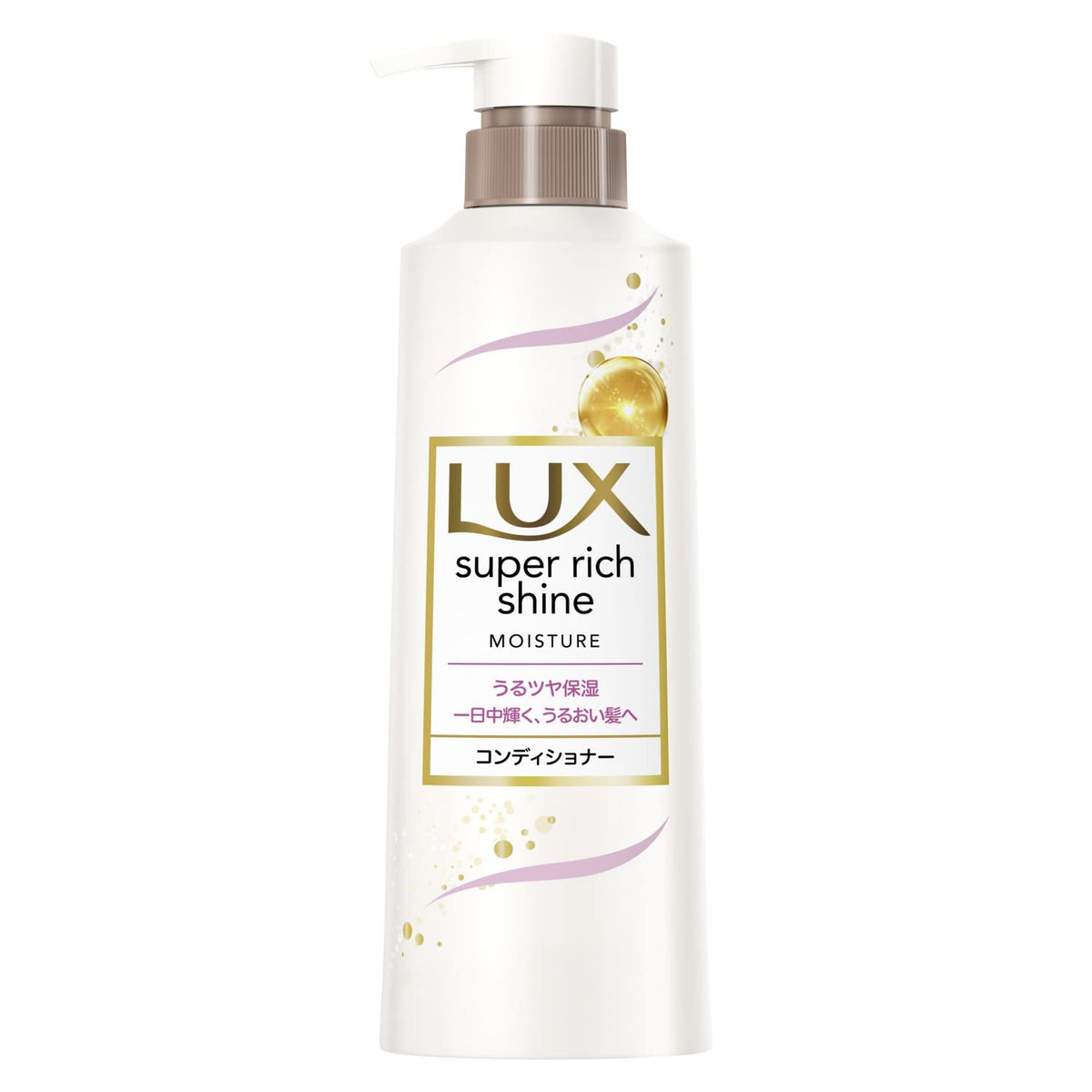 Lux Super Rich Shine Moisture Conditioner — Gold Serum Pump 400 g