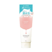 momo puri Cleansing Wash, 150 g, Peach Ceramide and Lactobacillus Foam Face Wash that Removes Makeup