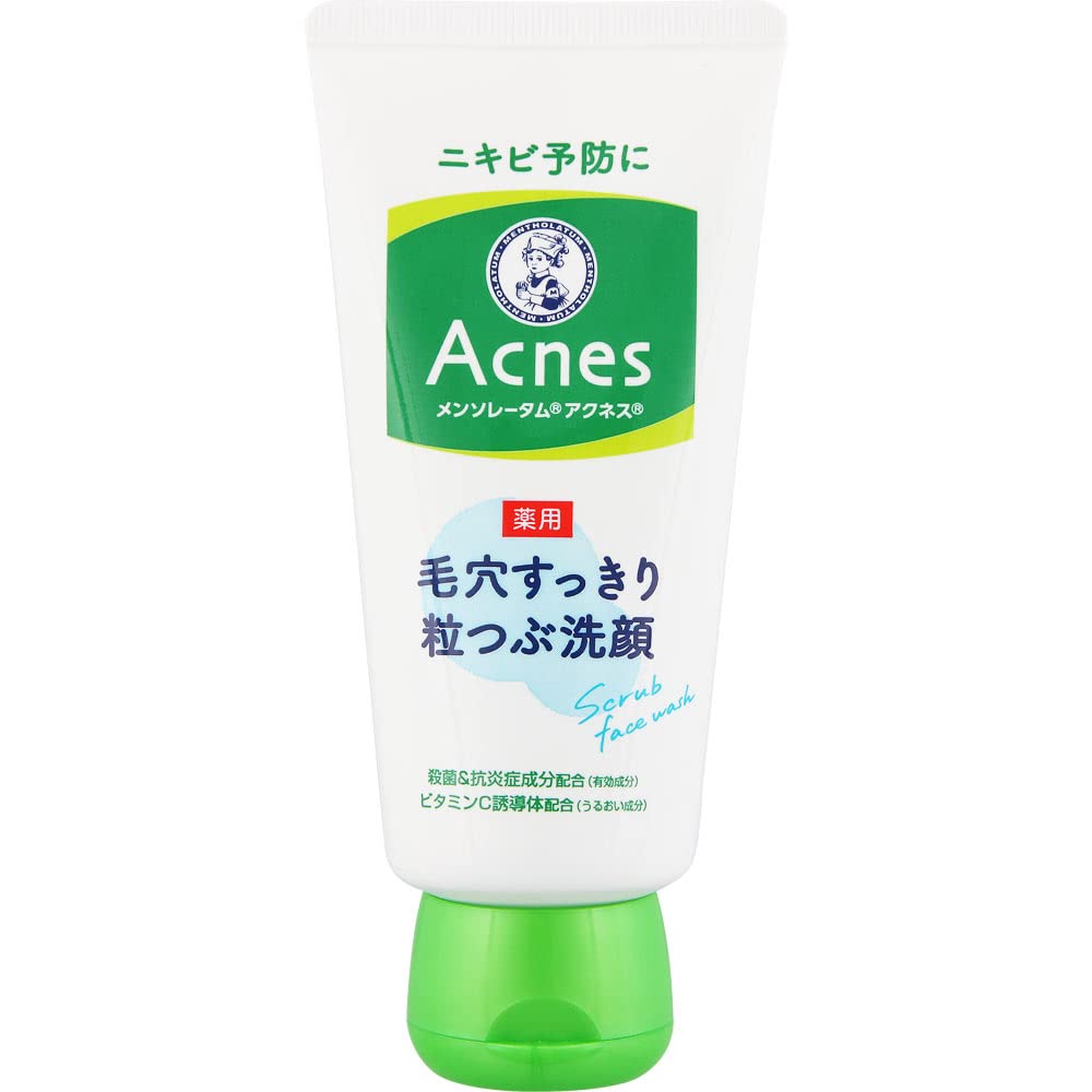 ROHTO Acnes Medicated Pore-Clearing Scrub Face Wash 130g