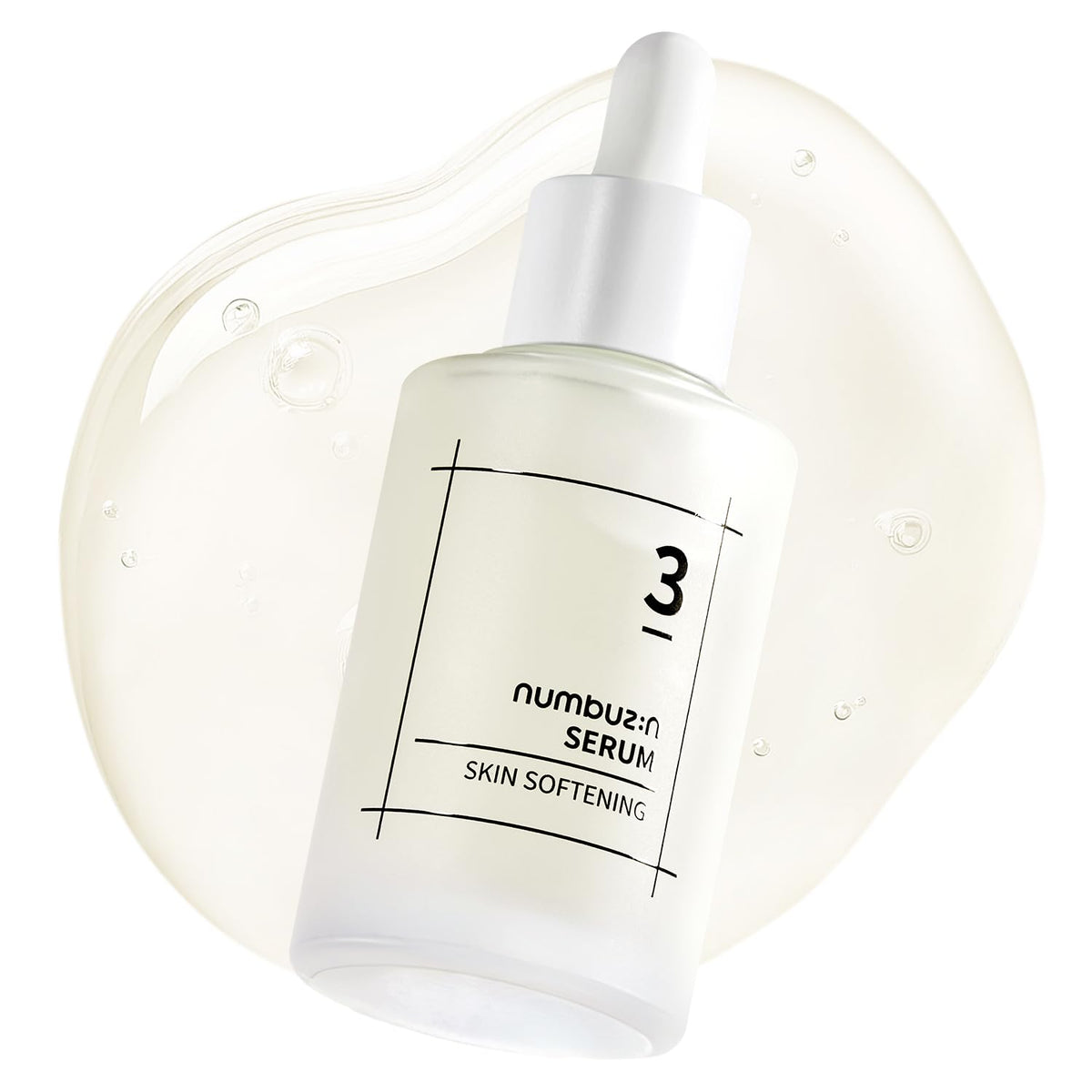 numbuz:n No.3 Skin Softening Serum, Galactomyces and Bifida Ferment Texture Care Serum, 50 mL
