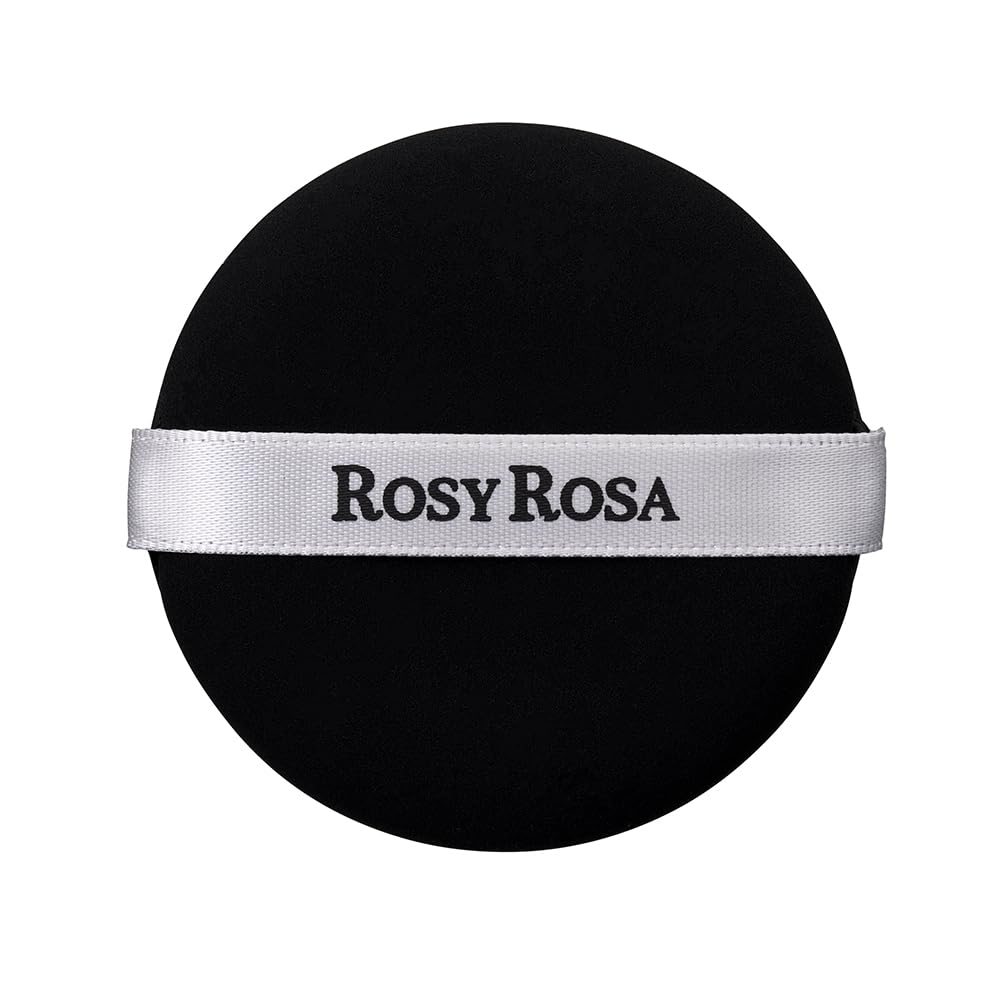 Rosy Rosa Multi Foundation Puff, 2 Latex-Free Round Makeup Puffs for Powder, Liquid, Cream and Cushion Foundation, 59 mm