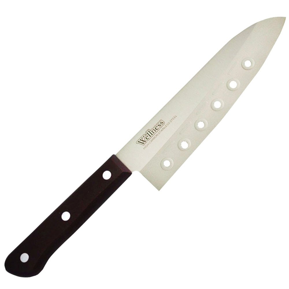 KAI Wellness Stainless Knife — Santoku, Petty And Perforated
