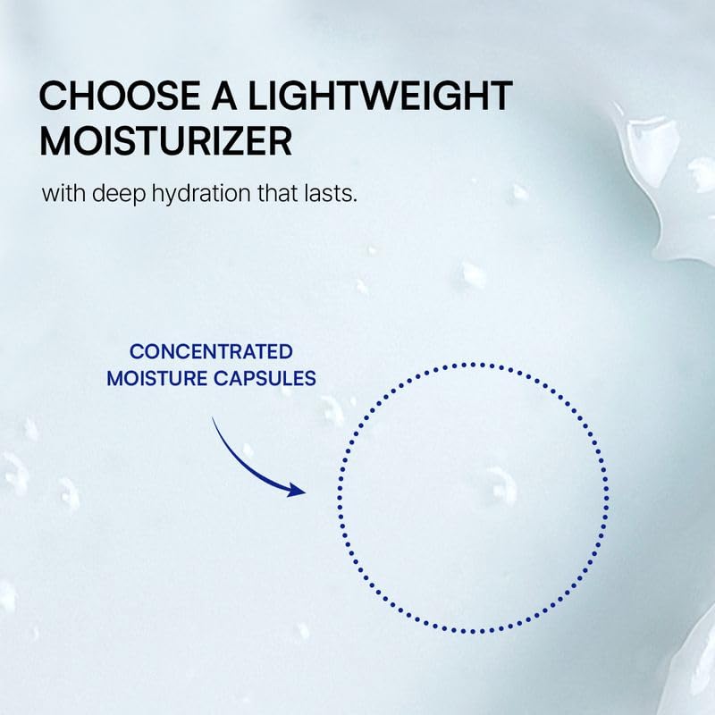 ROUND LAB Birch Juice Moisturizing Cream, Lightweight Water Cream with Birch Sap and Hyaluronic Acid for Oily and Acne-Prone Skin, 80 mL