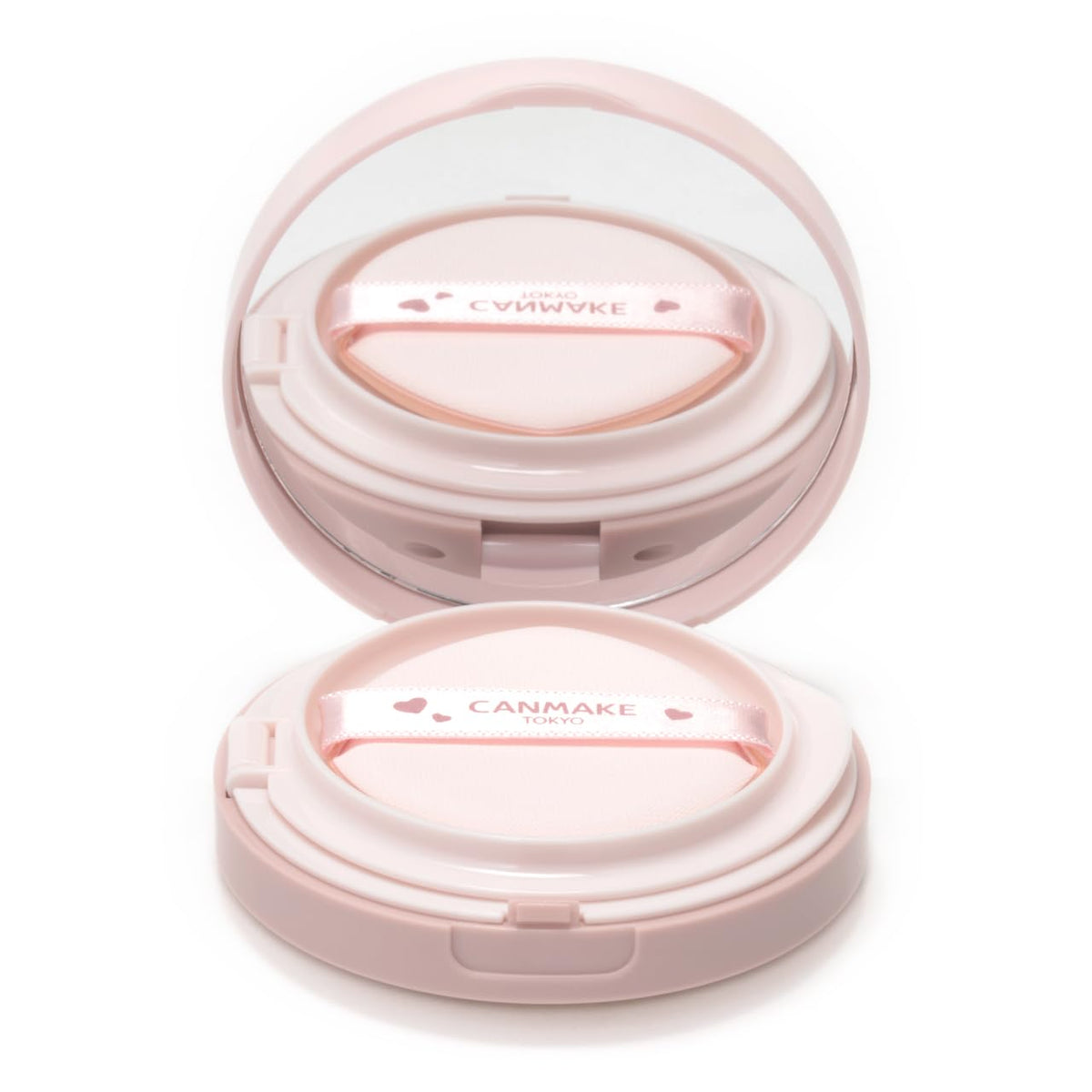 Canmake Fit Glow Cushion SPF50+ PA+++, Dewy Thin-Film Cushion Foundation with 11 Beauty Moisturising Ingredients and Teardrop Puff, 10 g