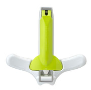 GREEN BELL Cat Nail Clipper PE-004, Straight Blade with Paw-Pad Guard, Handle for Stable Grip and Nail Catcher Case, 18 x 10.5 x 2 cm, Made in Japan