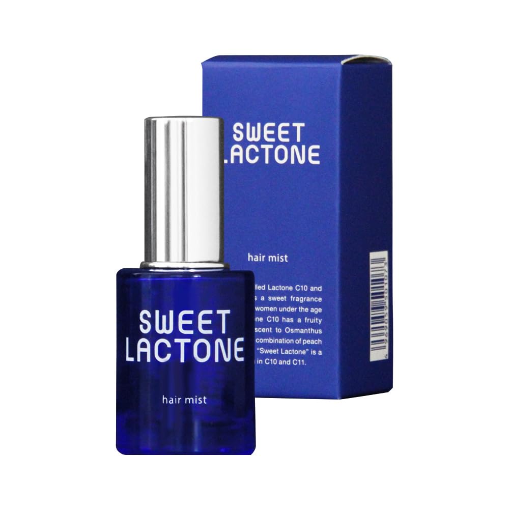 Sweet Lactone Hair Mist, Peach Fragrance Hair Cologne with Lactone C10 and C11, Silk and Keratin, Fine Mist Spray, 30 mL