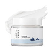 ROUND LAB 1025 Dokdo Cream, Soothing Moisturising Face Cream with Deep Sea Water, Triple Hyaluronic Acid and Five Ceramides, 80 mL